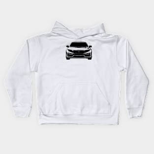 Civic Type R Sketch Art Kids Hoodie